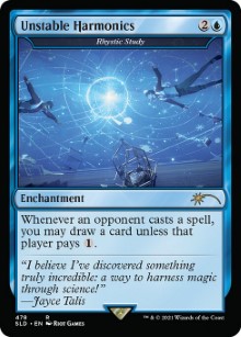 Rhystic Study - Unstable Harmonics Secret Lair Drop